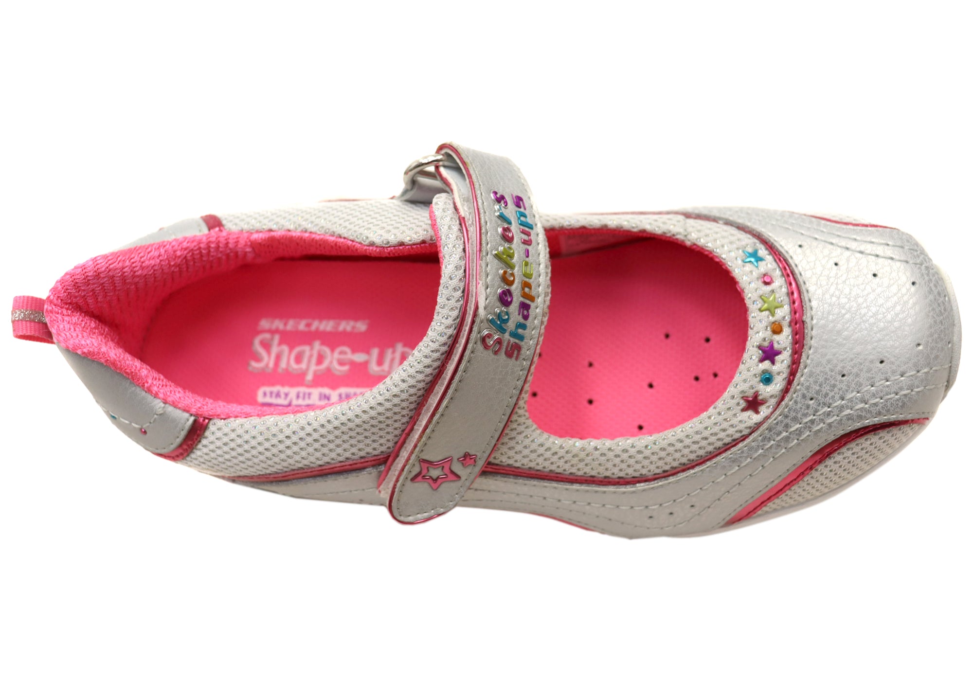 Skechers Kids Girls Shape Ups XF Mary Jane Shoes – Brand House Direct