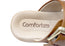 Comfortflex Clover Womens Leather Thongs Sandals With Comfort Footbed