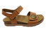 Comfortiva Gwen Womens Comfort Footbed Wide Fit Leather Sandals