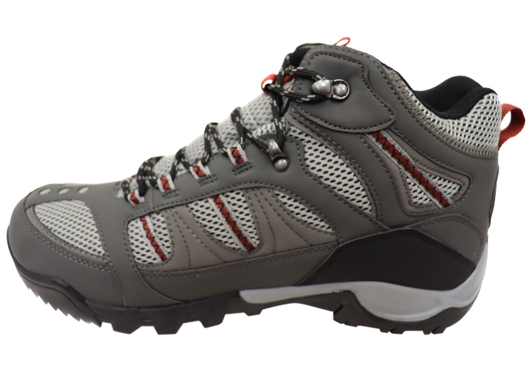 Hi Tec Mens Bryce II Mid Waterproof Hiking Boots Brand House Direct