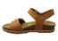 Comfortiva Gwen Womens Comfort Footbed Wide Fit Leather Sandals