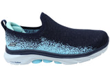 Skechers Womens GOwalk 7 Zaida Comfortable Slip On Shoes