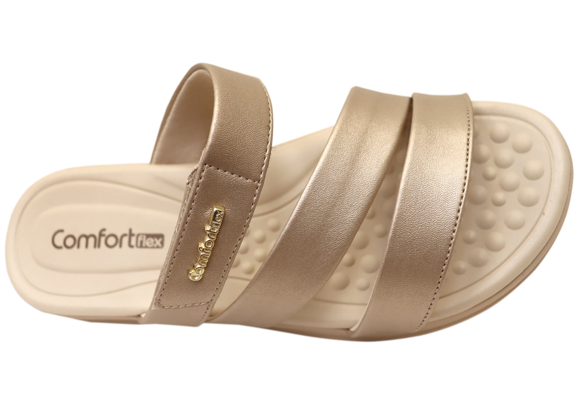 Comfortflex Mitzi Womens Slides Sandals With Comfortable Footbed