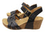 Comfortiva Erena Womens Comfort Footbed Leather Wedge Sandals