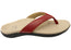 Scholl Orthaheel Sonoma Womens Supportive Comfort Thongs Sandals Red