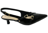 Ramarim Romy Womens Brazilian Sling Back Heels With Comfort Footbed