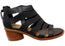 Sofft Carmen Womens Leather Mid Heel Sandals With Comfortable Footbed