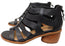 Sofft Carmen Womens Leather Mid Heel Sandals With Comfortable Footbed