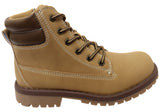 Grosby Dusty Kids Comfortable Lace Up Boots