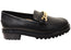Florsheim Womens Comfortable Candice Leather Moc Toe Loafers Shoes