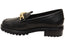 Florsheim Womens Comfortable Candice Leather Moc Toe Loafers Shoes