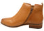 Florsheim Womens Comfortable Leather Mel Plain Toe Zip Boots