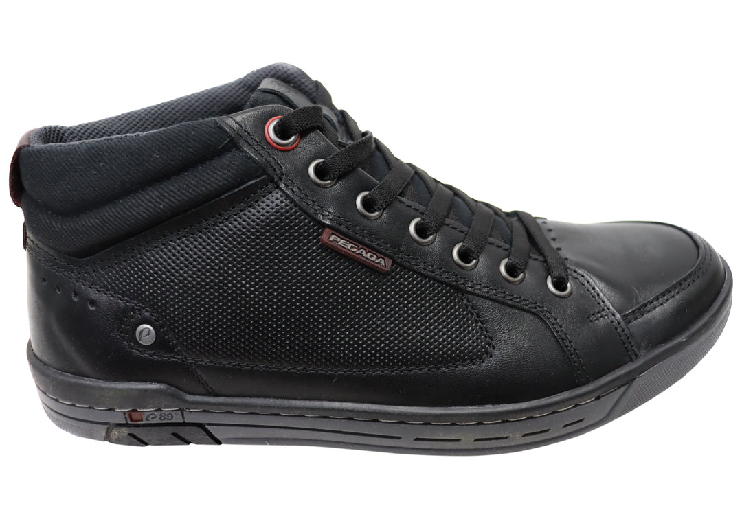 Pegada Mission Mens Comfortable Leather Boots Made In Brazil Brand