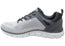 Skechers Mens Track Broader Comfortable Lace Up Shoes Grey Charcoal