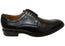 Florsheim Mens Sentinel Plain Derby EE Extra Wide Leather Dress Shoes
