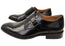 Florsheim Mens Sentinel Monk EE Extra Wide Comfort Leather Dress Shoes
