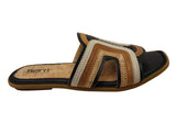 Born Hyannis Womens Leather Comfortable Slides Sandals