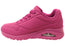 Skechers Womens Uno Stand on Air Comfortable Shoes Magenta