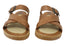 Born Salas Womens Cushioned Comfort Footbed Leather Slides Sandals