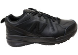 New Balance Womens 608 V5 Slip Resistant Leather Wide Fit Work Shoes