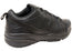 New Balance Womens 608 V5 Slip Resistant Leather Wide Fit Work Shoes