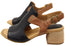 Born Sylvie Womens Leather Mid Heel Sandals With Comfortable Footbed