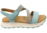 Born Mady Womens Leather Sandals With Comfortable Footbed