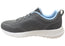 Skechers Womens GO Walk Joy Violet Comfortable Shoes Grey Blue
