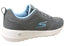 Skechers Womens GO Walk Joy Violet Comfortable Shoes Grey Blue
