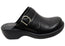 Born Avoca Womens Cushioned Comfort Footbed Leather Platform Clogs
