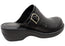 Born Avoca Womens Cushioned Comfort Footbed Leather Platform Clogs