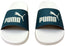 Puma Womens Popcat 20 Comfort Slides Sandals Emerald Ice Alpine Snow