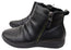 Scholl Orthaheel Nina II Womens Comfort Supportive Leather Ankle Boots