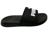 Puma Womens Popcat 20 Comfortable Slides Sandals Black Puma Black