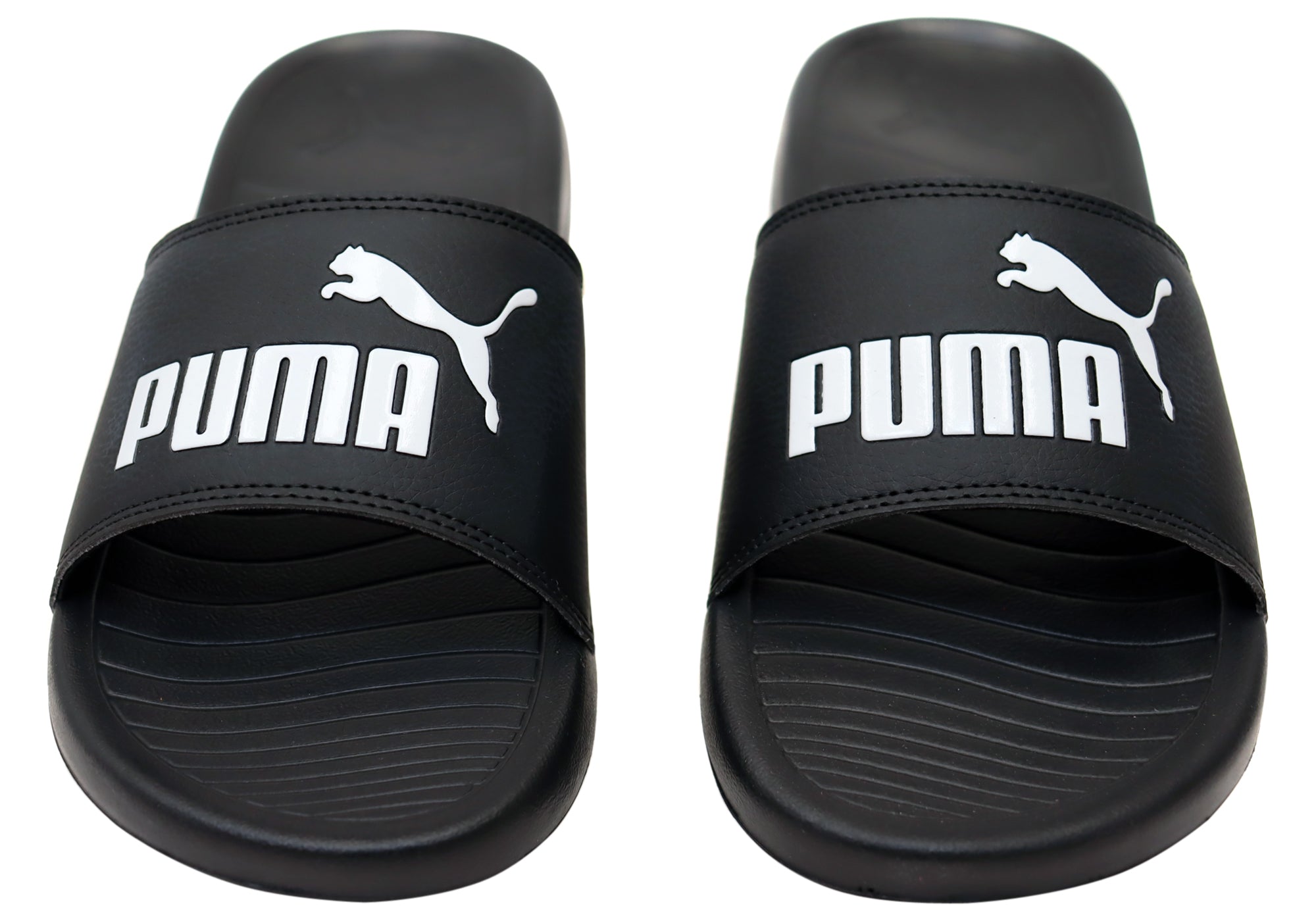 Puma Womens Popcat 20 Comfortable Slides Sandals Black Puma Black