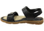 Born Tabra Womens Leather Sandals With Cushioned Comfortable Footbed