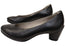 ECCO Sculptured 45 Womens Leather Block Heeled Pump Heels