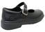 Skechers Kids Girls Smooth Tracks Elegant Steps Leather School Shoes