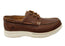 Born Mens Leather Mariner 3 Eye Boat Shoes With Comfortable Footbed