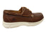 Born Mens Leather Mariner 3 Eye Boat Shoes With Comfortable Footbed
