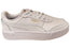 Puma Carina Mia Womens Comfortable Sneakers White Puma Gold