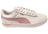 Puma Jada Classic Womens Comfortable Sneakers White Rose Mauve