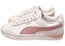 Puma Jada Classic Womens Comfortable Sneakers White Rose Mauve