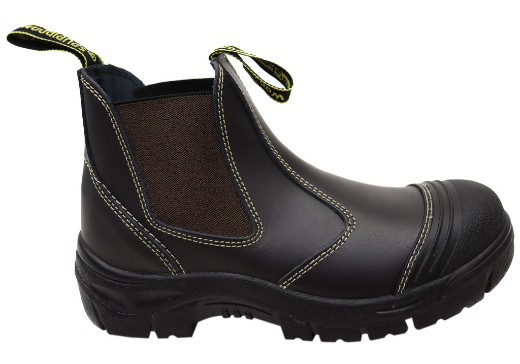 Woodlands New Foreman Womens Leather Steel Toe Cap Work Boots