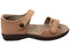 Homyped Dream Active Womens Extra Wide Comfortable Leather Sandals