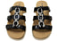 Homyped Womens Dream Triple Slide Wide Width Comfort Slides Sandals