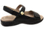 Homyped Waverley Simple Womens Comfortable Leather Wide Fit Sandals