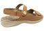 Homyped Waverley Simple Womens Comfortable Leather Wide Fit Sandals