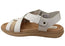Pegada Azurra Womens Comfortable Brazilian Leather Sandals