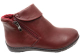 Scholl Orthaheel Wellness Womens Supportive Leather Ankle Boots